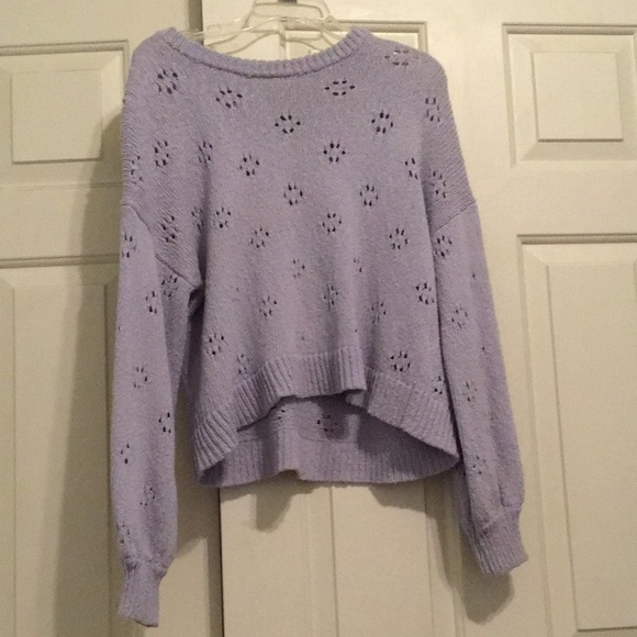Madewell Purple Pullover Sweater - Picture 8 of 12